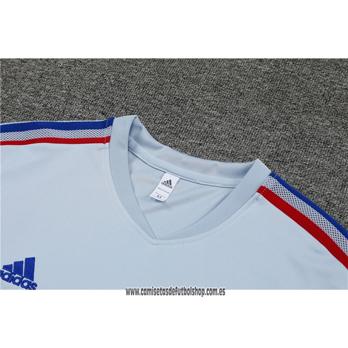 Chandal del Lyon 22-23 Manga Corta Gris - Pantalon Corto
